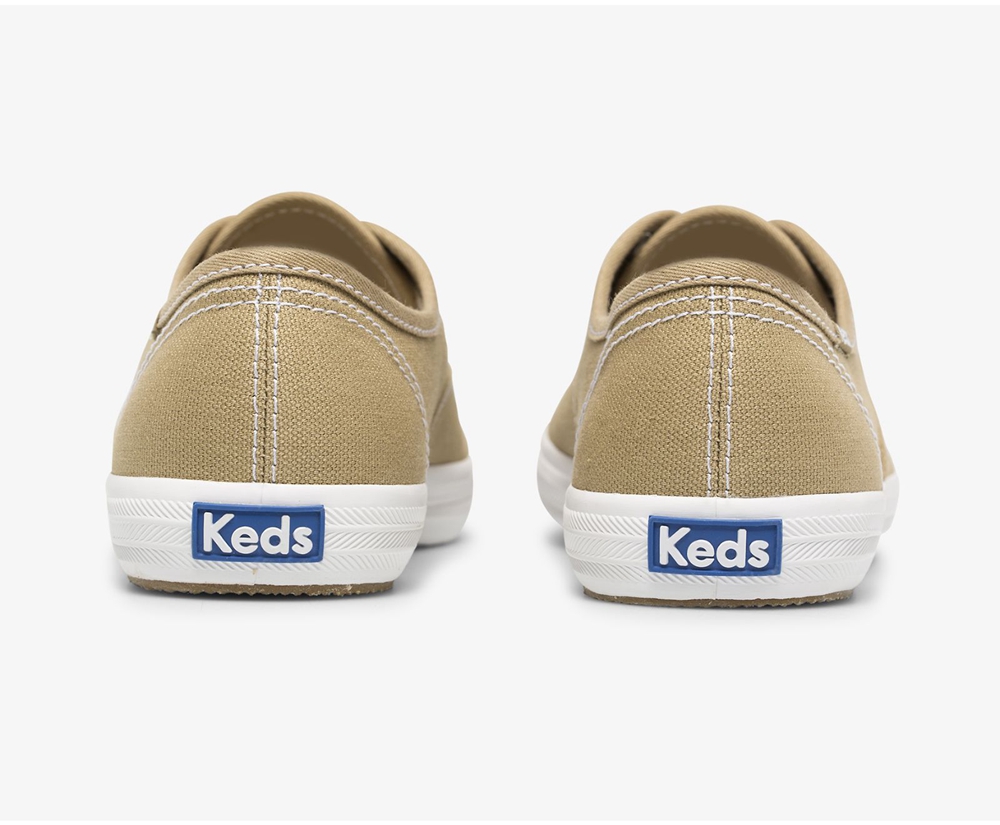 Keds Womens Sneakers Brown - Champion Seasonal Organic Cotton Canvas - 368OFQWXD